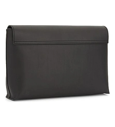 Shop Pb 0110 Ab51 Large Smooth Leather Shoulder Bag In Black
