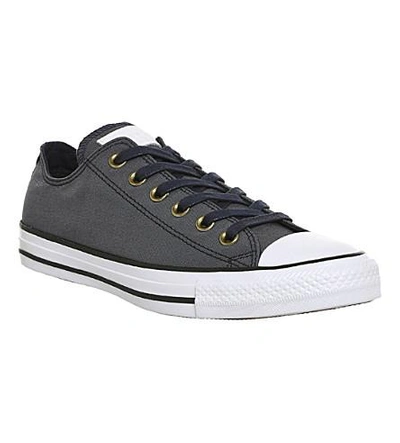 Shop Converse All Star Canvas Low-top Sneakers In Obsidian White