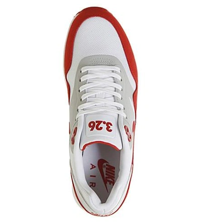 Shop Nike Air Max 1 Ultra 2.0 Suede And Mesh Trainers In Uni Red White Og Le