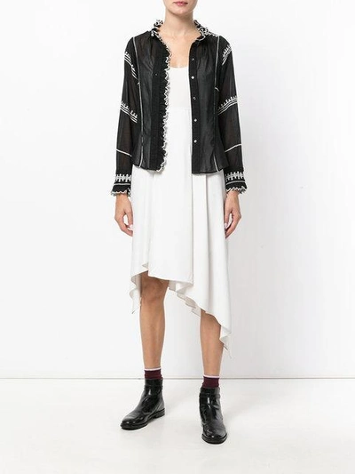 Shop Isabel Marant Étoile Ruffled Trim Shirt