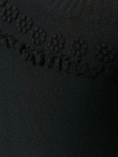 Shop Barrie Textured Detail Knit Dress