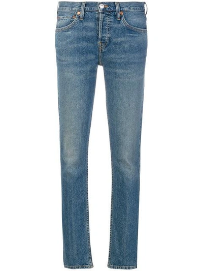 Shop Re/done Low Rise Skinny Stretch Jeans