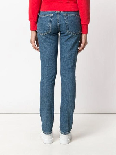 Shop Re/done Low Rise Skinny Stretch Jeans