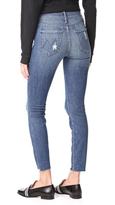 Shop Mother The Vamp Fray Skinny Jeans In Crazy Like A Fox