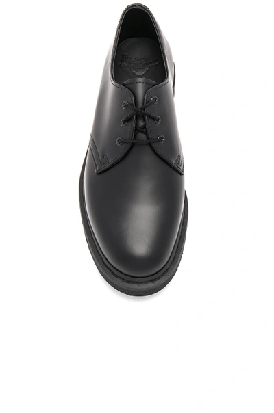 Shop Dr. Martens' 1461 3 Eye Gibson In Black Mono