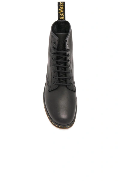 Shop Dr. Martens' Dr. Martens Newton 8 Eye Leather Boots In Black.