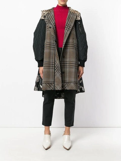 Shop Antonio Marras Panelled Hooded Jacket In 092