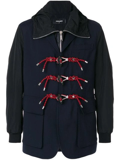 Shop Dsquared2 Techno Cord Jacket - Blue