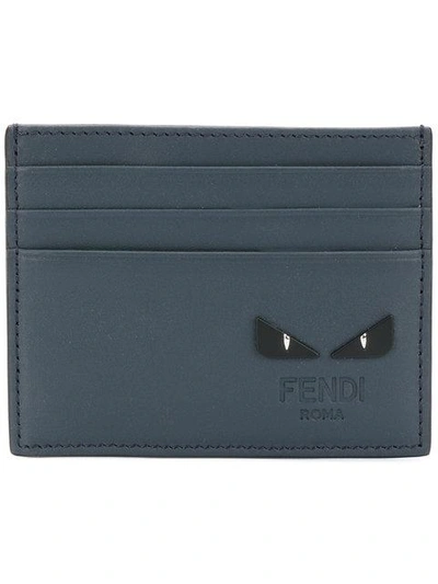 Shop Fendi Bag Bugs Card Holder - Blue