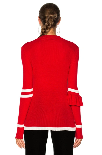 Shop Maggie Marilyn Heart Whisper Knit Sweater In Red
