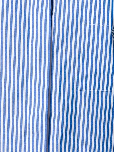 Shop Alexandre Vauthier Striped Shirt - Blue