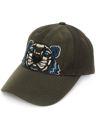 Shop Kenzo Tiger Embroidered Cap