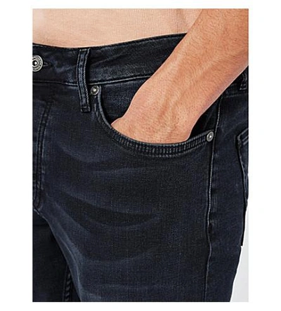 Shop Topman Renee Slim-fit Skinny Jeans In Dark Blue