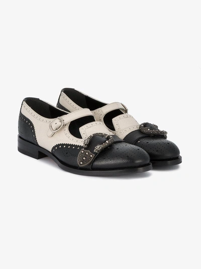 Shop Gucci Queercore Monk Shoes In Black