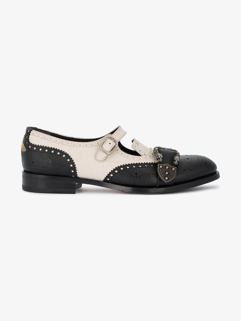 gucci queercore brogue monk shoe