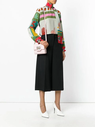 Shop Dolce & Gabbana Mini Dg Millennials Shoulder Bag - Pink