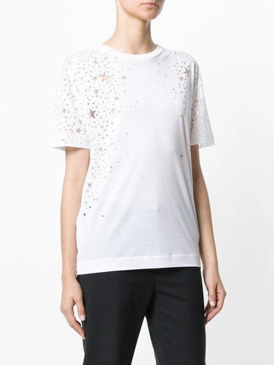 Shop Stella Mccartney Star T-shirt In White