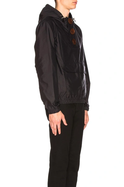 Shop Givenchy Button Up Windbreaker In Black