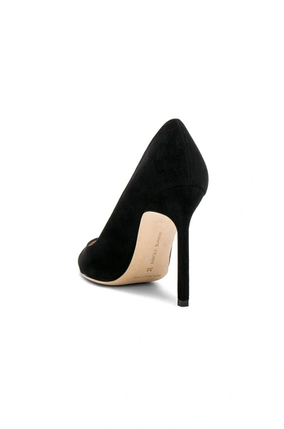 Gucci Bb 70mm Suede Pumps In Black