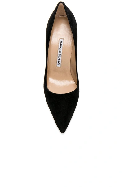 Gucci Bb 70mm Suede Pumps In Black