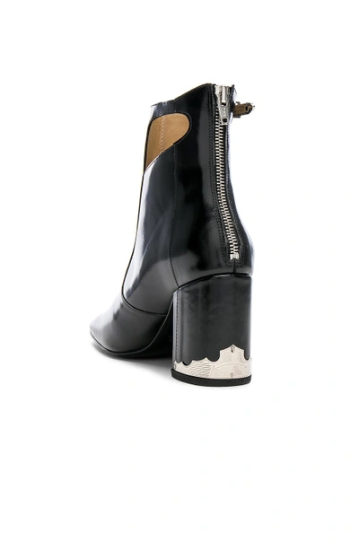 Shop Toga Pulla Leather Boots In Black