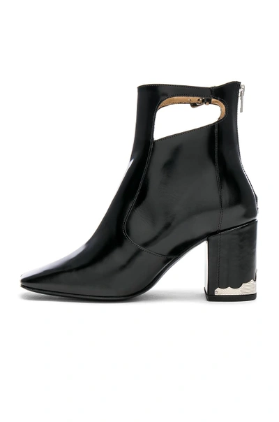 Shop Toga Pulla Leather Boots In Black