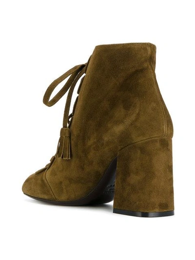 Shop Laurence Dacade Lace-up Ankle Boots - Green