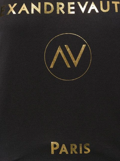 Shop Alexandre Vauthier Logo Print T-shirt - Black