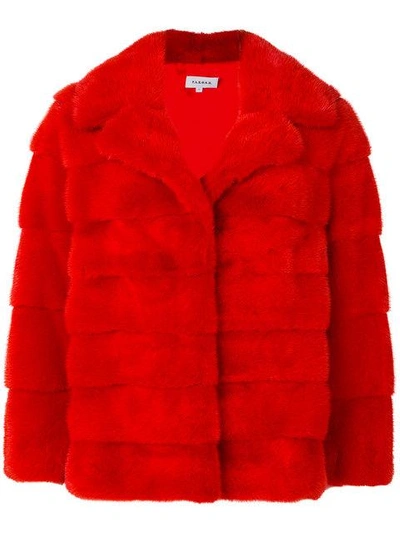 Shop P.a.r.o.s.h Padded Jacket In Red