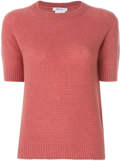 Shop Max Mara Short Sleeved Sweater