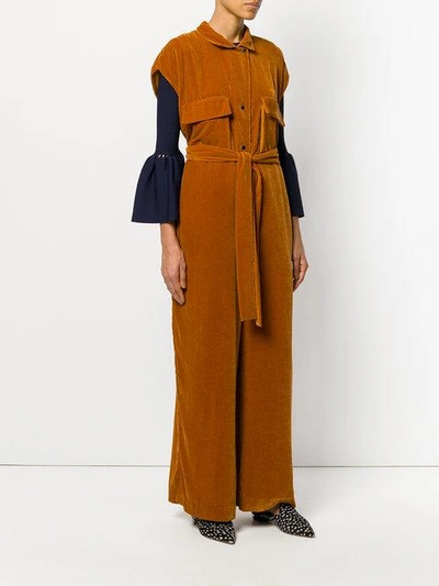 Shop By Malene Birger Tulena Jumpsuit In Yellow