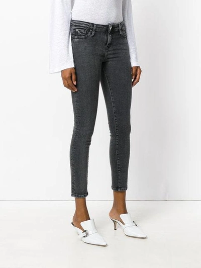 Shop Iro Alyson Cropped Skinny Jeans In Grey