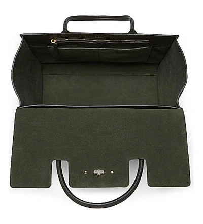 Shop Mulberry Bayswater New Leather Tote In Racing Green
