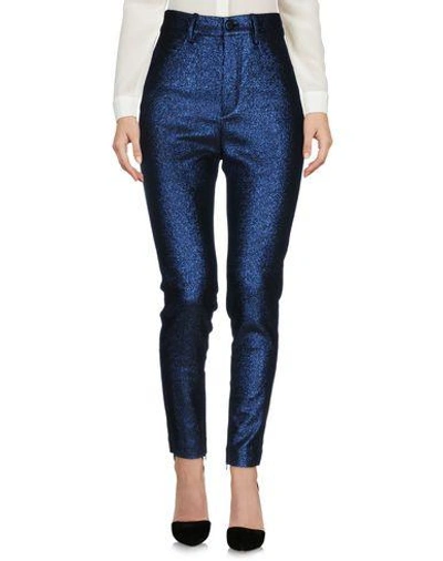 Shop Isabel Marant Casual Pants In Blue