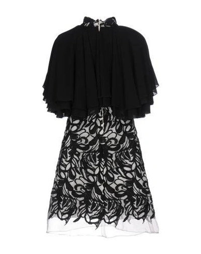 Shop Giamba Short Dress In Black