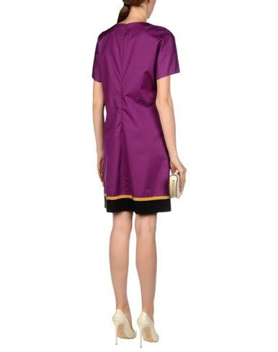 Shop Giambattista Valli Short Dress In Purple