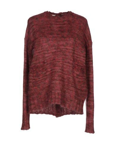 Shop Marni Sweater In Brick Red