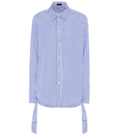 Shop Joseph Striped Cotton Shirt In Stripe Forever