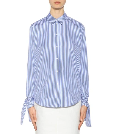 Shop Joseph Striped Cotton Shirt In Stripe Forever