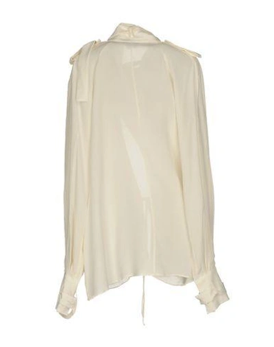 Shop Tom Ford Shirts In Ivory