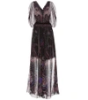 ROBERTO CAVALLI PRINTED SILK DRESS,P00257778