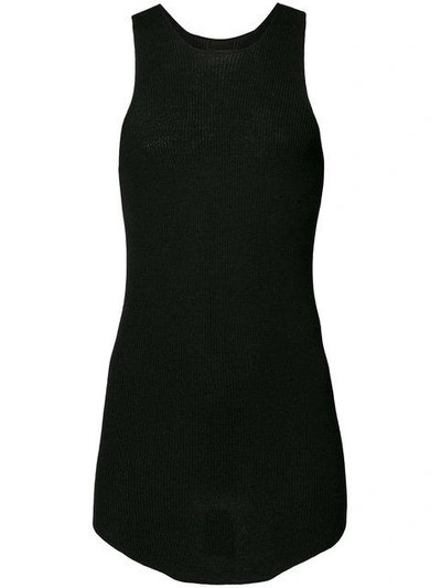 Shop Rick Owens Ribbed Tank Top