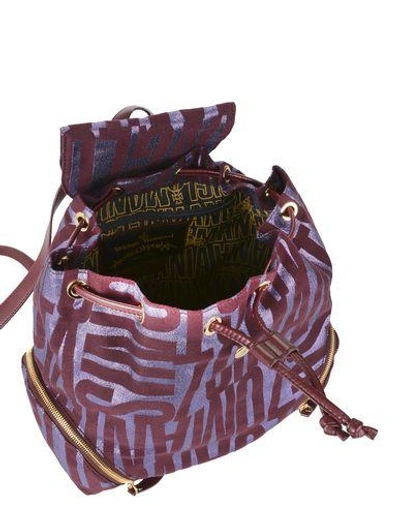 Shop Vivienne Westwood Anglomania Backpack & Fanny Pack In Maroon
