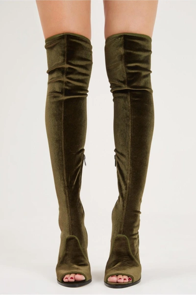 Shop Jaggar Otk Boot In Khaki