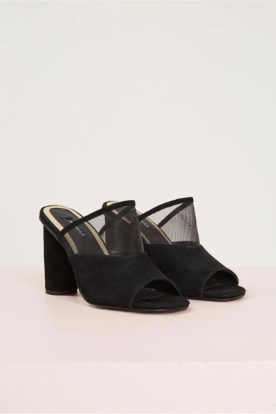 Shop Jaggar Polar Mesh Moon Heel In Black