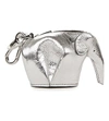 LOEWE Elephant metallic-leather charm