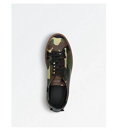 Shop Givenchy Knot Camouflage Trainers In Khaki