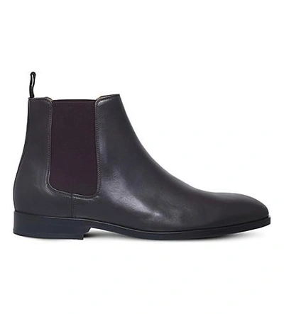 Shop Paul Smith Gerald Leather Chelsea Boots In Brown