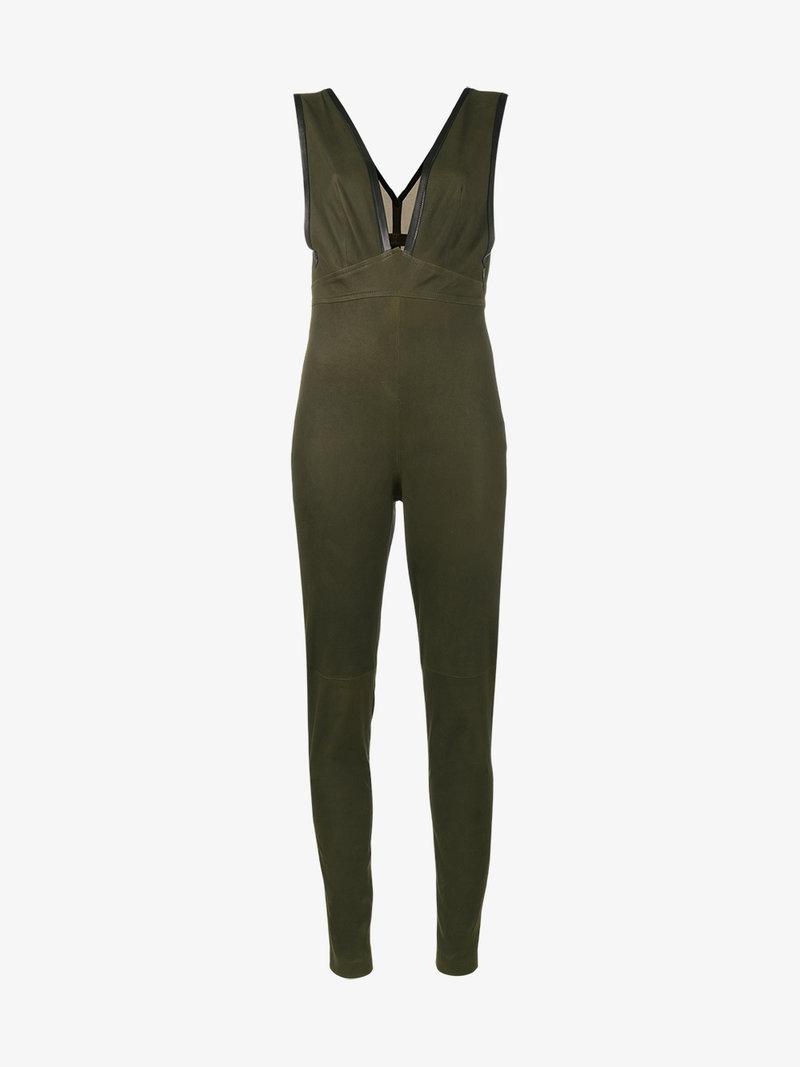 leder jumpsuit