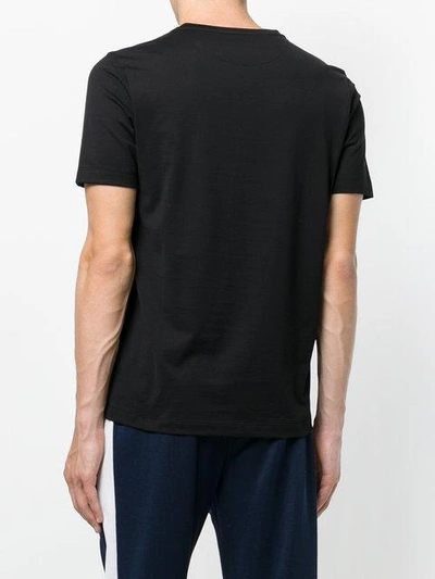 Shop Fendi Appliqué Face T Shirt - Black